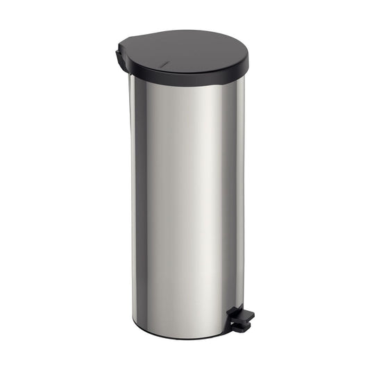 Basurero de Pedal Tramontina New 30 Litros Acero Inoxidable Gris 94538730
