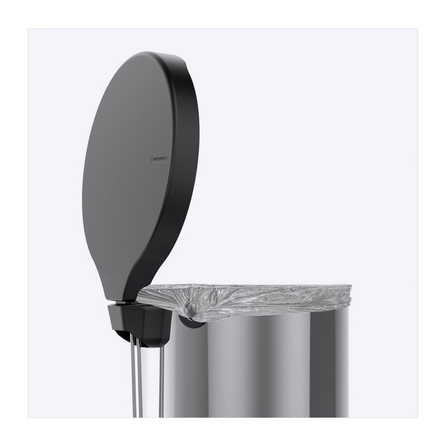 Basurero de Pedal Tramontina New 30 Litros Acero Inoxidable Gris 94538730