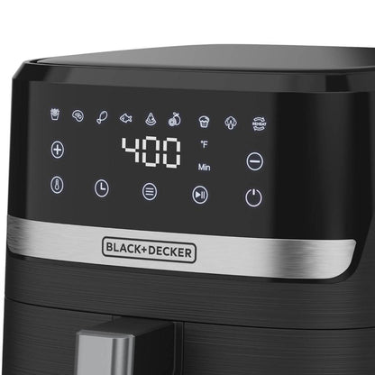 Freidora de Aire Black+Decker Purify 5.5 Litros Negra AFBD62-1BDLA