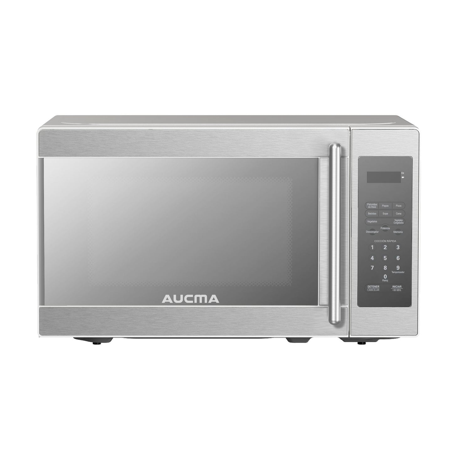 Horno de Microondas Aucma 0.7 Pies Cúbicos Gris AKMW07SMGSH