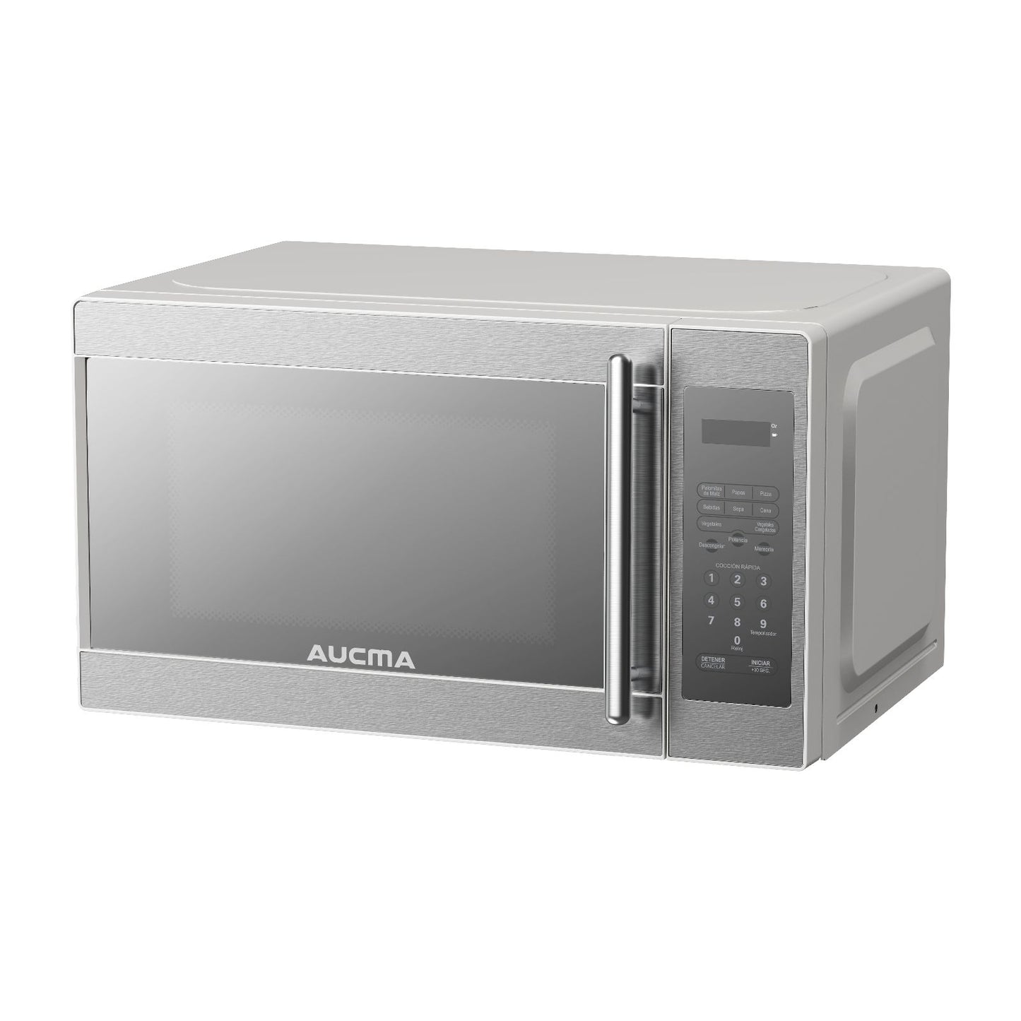 Horno de Microondas Aucma 0.7 Pies Cúbicos Gris AKMW07SMGSH