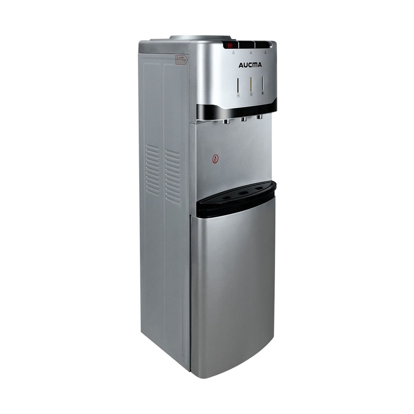 Dispensador de Agua Aucma con Gabinete Gris AKWDT-3SXCHS