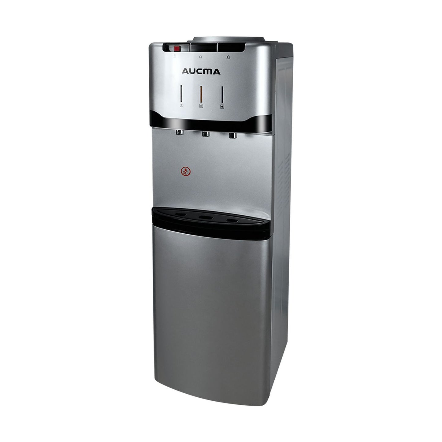 Dispensador de Agua Aucma con Gabinete Gris AKWDT-3SXCHS