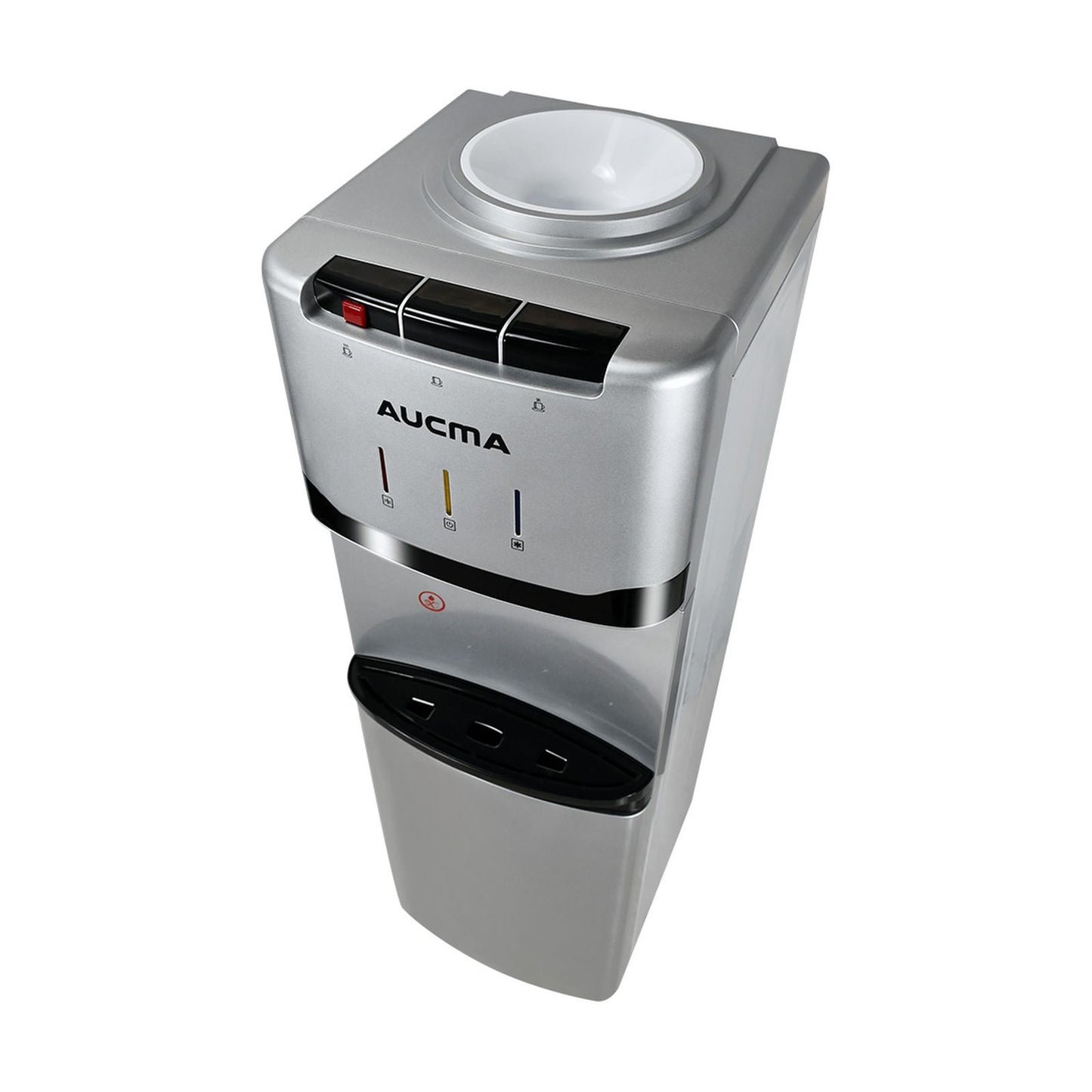 Dispensador de Agua Aucma con Gabinete Gris AKWDT-3SXCHS