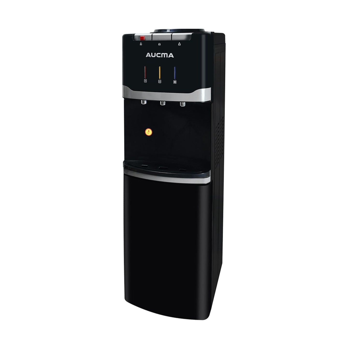 Dispensador de Agua Aucma con Gabinete Negro AKWDT-3XGCHS