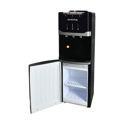 Dispensador de Agua Aucma con Gabinete Negro AKWDT-3XGCHS