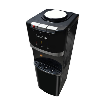 Dispensador de Agua Aucma con Gabinete Negro AKWDT-3XGCHS