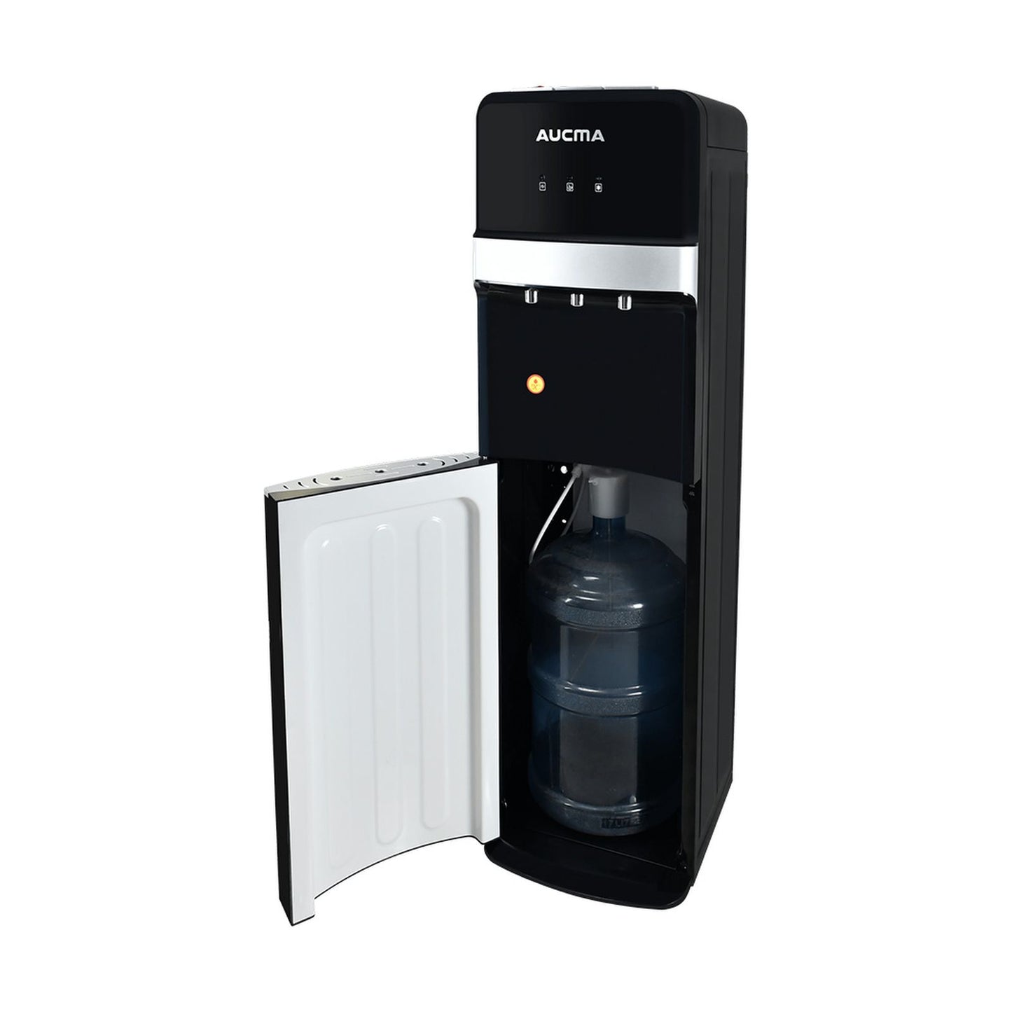 Dispensador de Agua Aucma con Carga Oculta Negro AKWDU-3XSCH