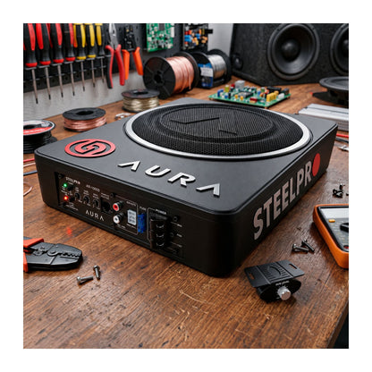 Subwoofer Amplificado Steelpro 10 Pulgadas 1000W AR-1000S