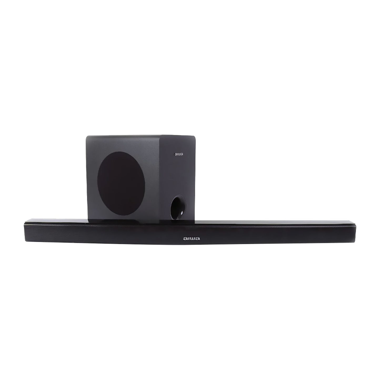 Barra de Sonido Aiwa 2.1 Canales con Subwoofer Negro AWSBH1W-W