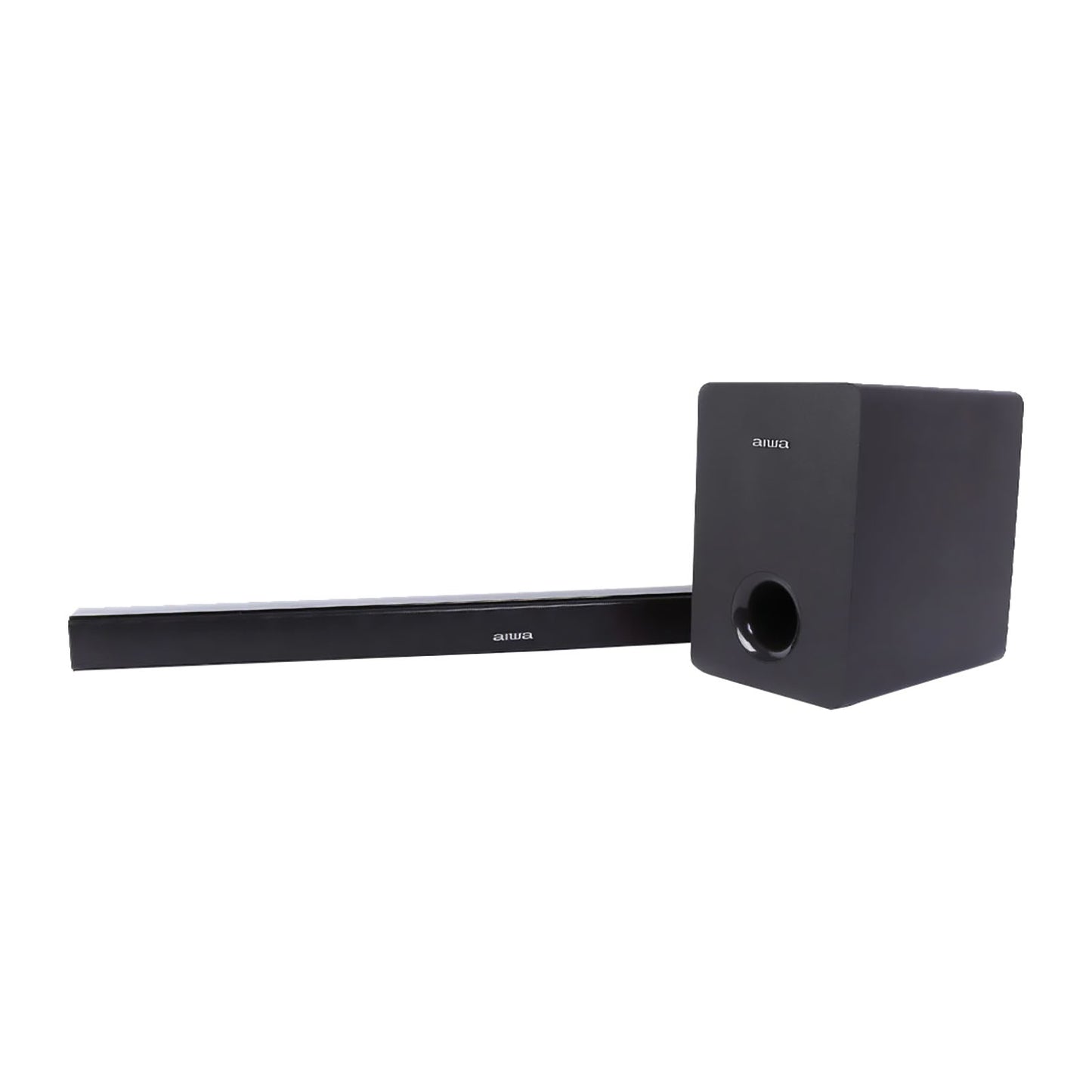 Barra de Sonido Aiwa 2.1 Canales con Subwoofer Negro AWSBH1W-W