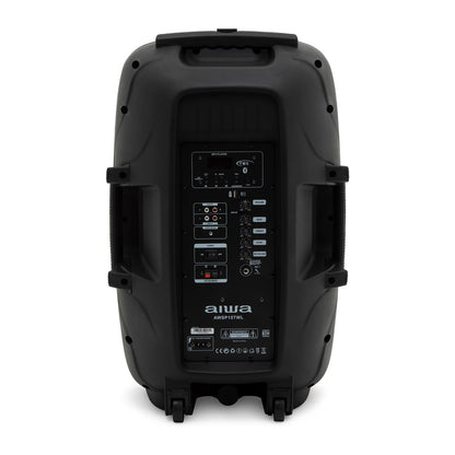 Bafle 15 Pulgadas Aiwa 1000W con Micrófono y Tripié AWSP15TWL