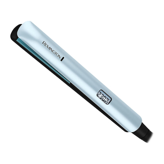 Plancha Alaciadora Remington Argan Oil Shine Azul S8500A