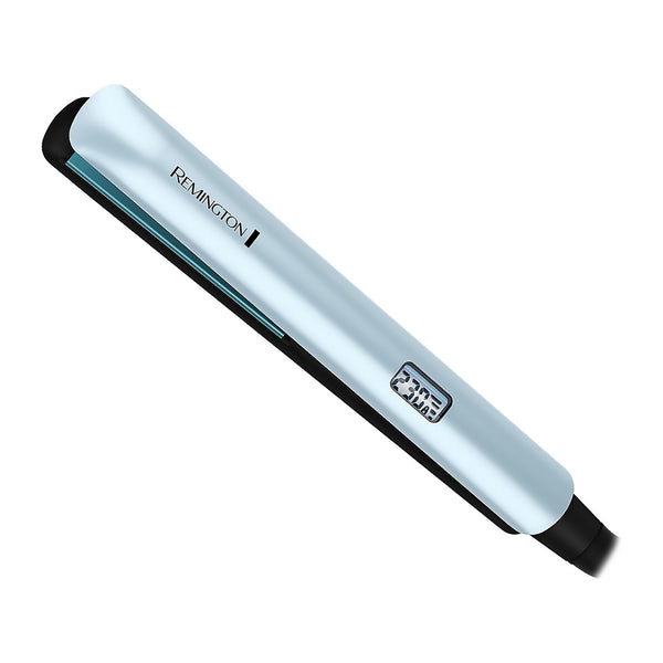 Plancha Alaciadora Remington Argan Oil Shine Azul S8500A