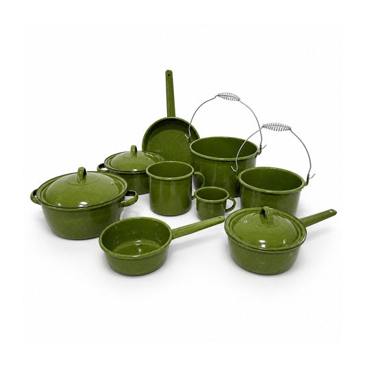 Batería de Cocina Prodesa Súper Clásica 12 Piezas Verde