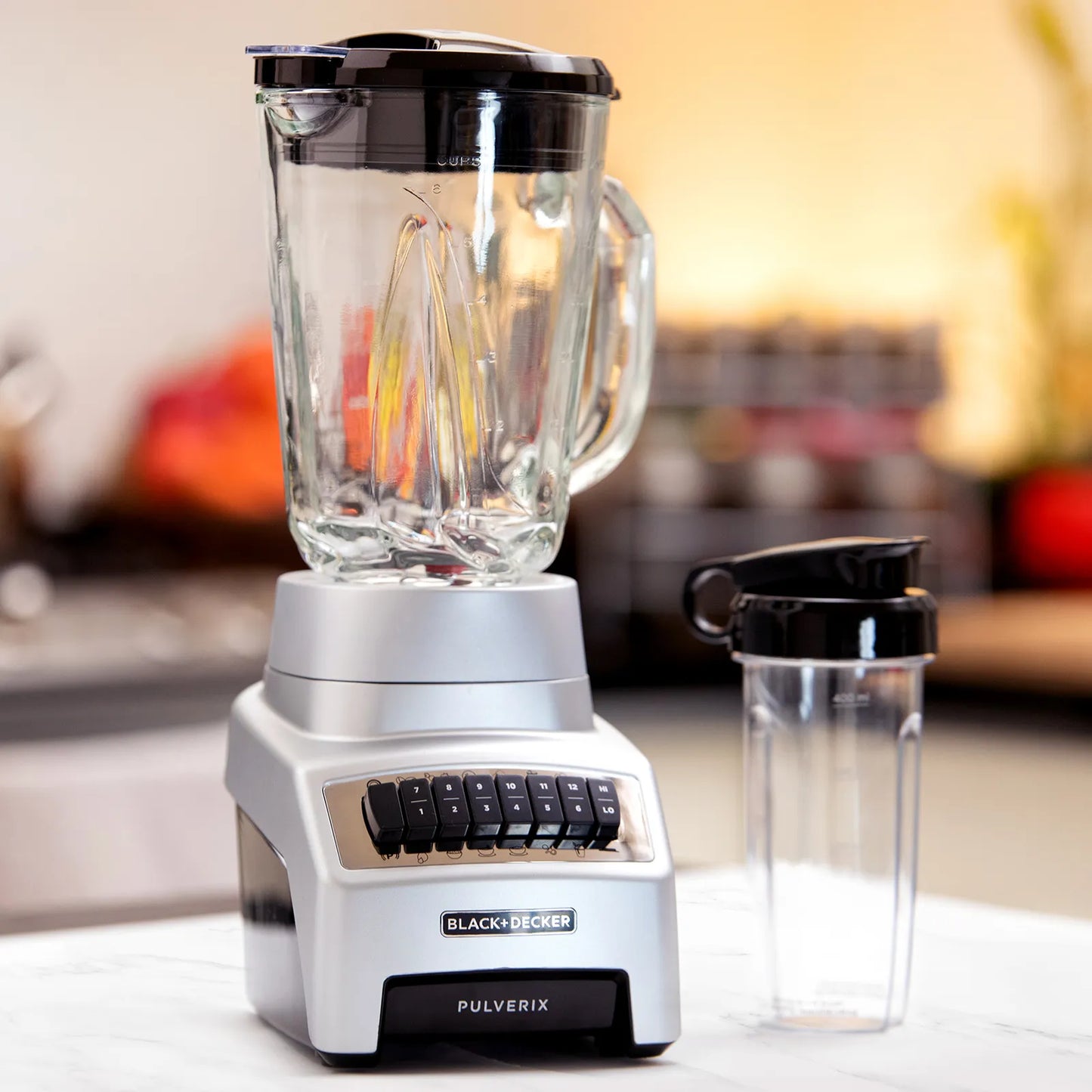 Licuadora Black+Decker Vaso de Vidrio 1.5 Litros Gris BL1140MS