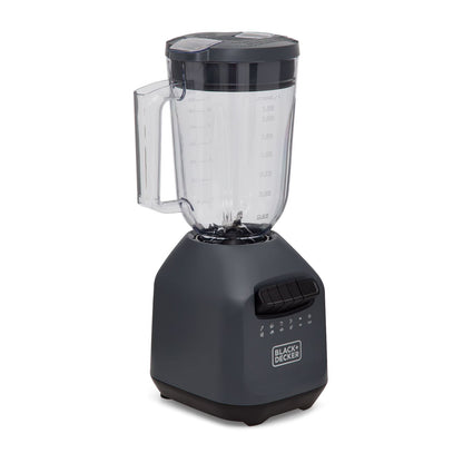 Licuadora Black+Decker IceCrush Vaso de Plástico 1.65 Litros Gris BL2209PB-LA
