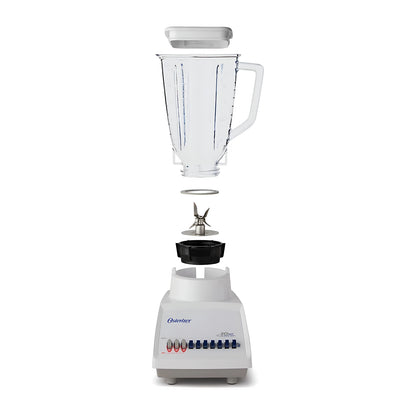Licuadora Oster con Vaso de Plástico 10 Velocidades BLST4108-BLAN