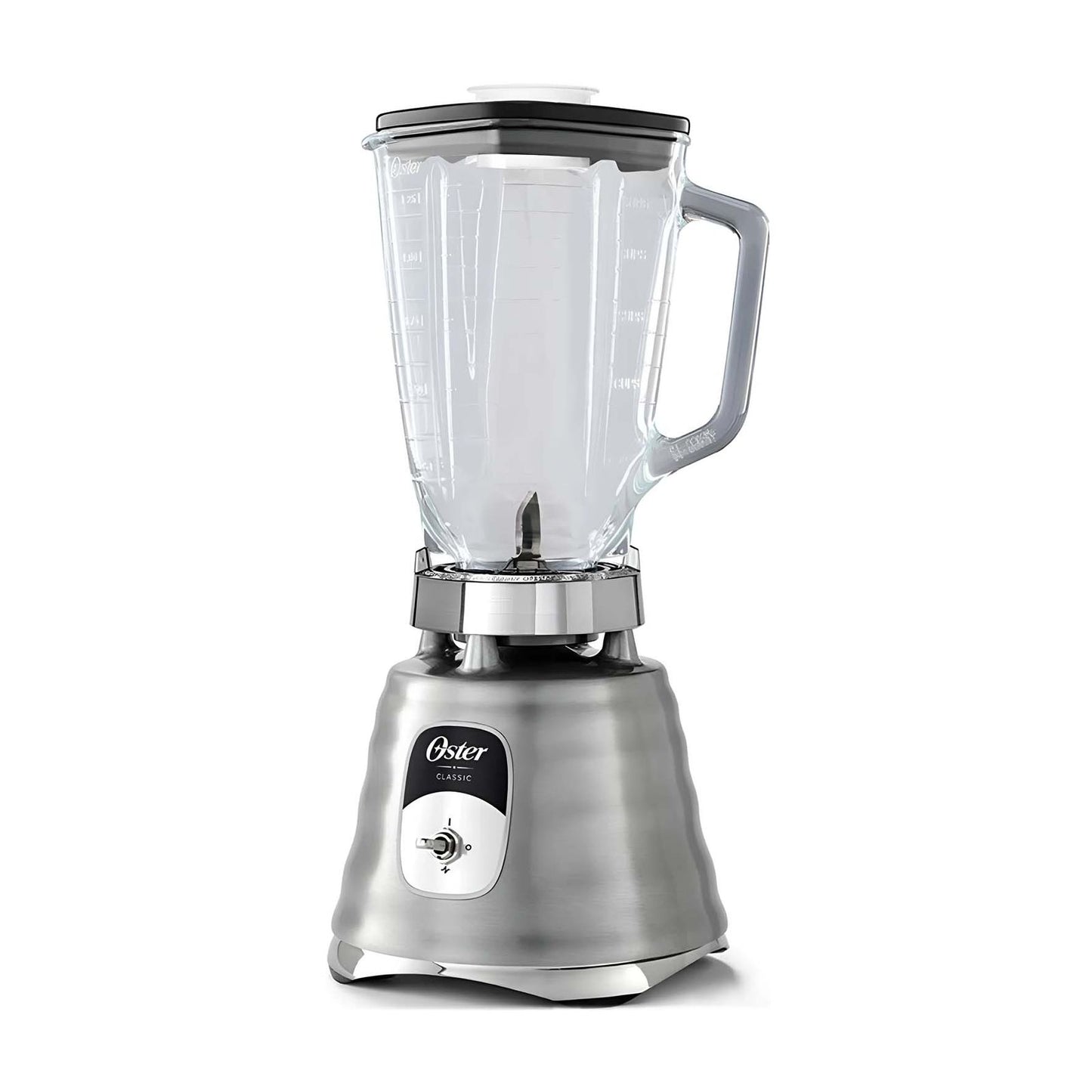 Licuadora Clásica Oster Vaso de Vidrio 1.25 Litros Gris BLST4127013