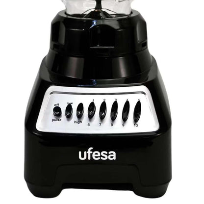 Licuadora Ufesa Vaso de Vidrio 1.5 Litros Negra BS7020-MG5293
