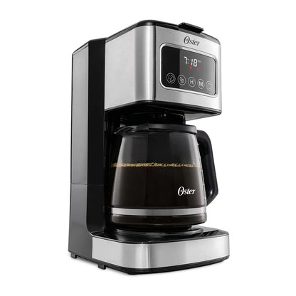 Cafetera Programable Oster Pantalla Táctil 1.5 Litros Gris BVSTDC4403