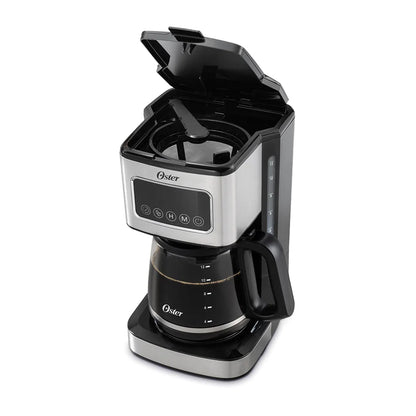 Cafetera Programable Oster Pantalla Táctil 1.5 Litros Gris BVSTDC4403
