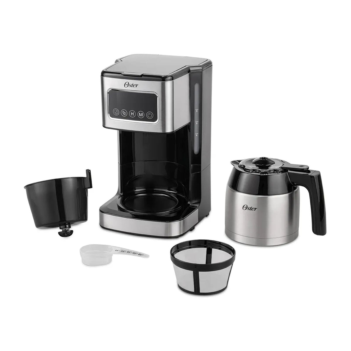 Cafetera Programable Oster 8 Tazas Gris BVSTDC4404
