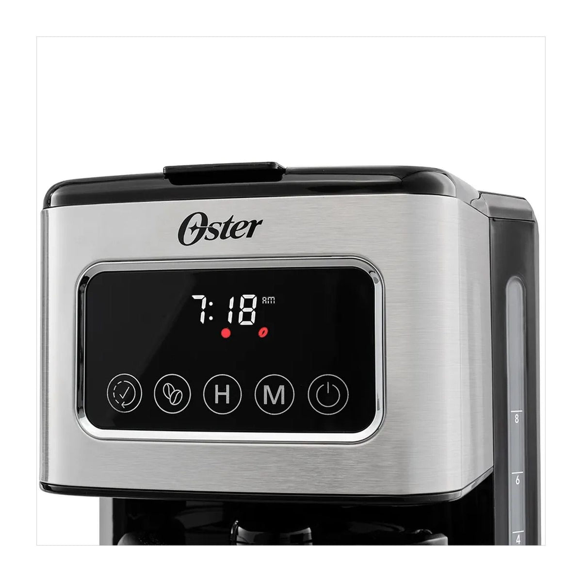 Cafetera Programable Oster 8 Tazas Gris BVSTDC4404