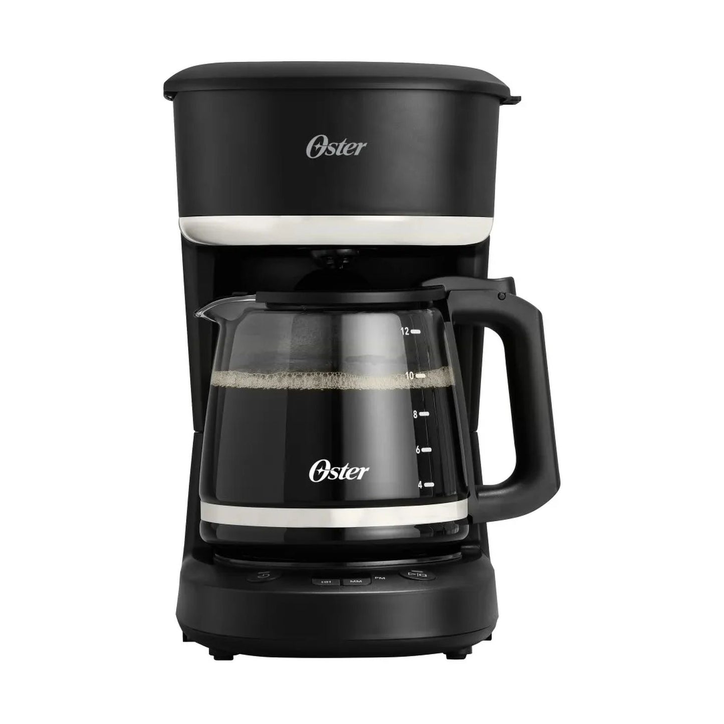 Cafetera Programable Oster 12 Tazas Negra BVSTDCP121B