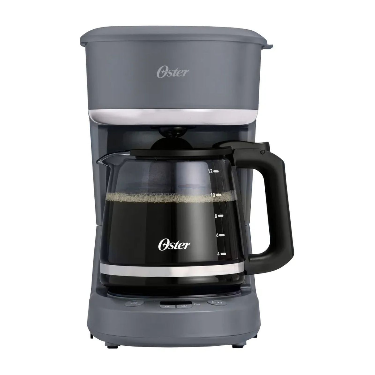 Cafetera Programable Oster 12 Tazas Gris BVSTDCP121M