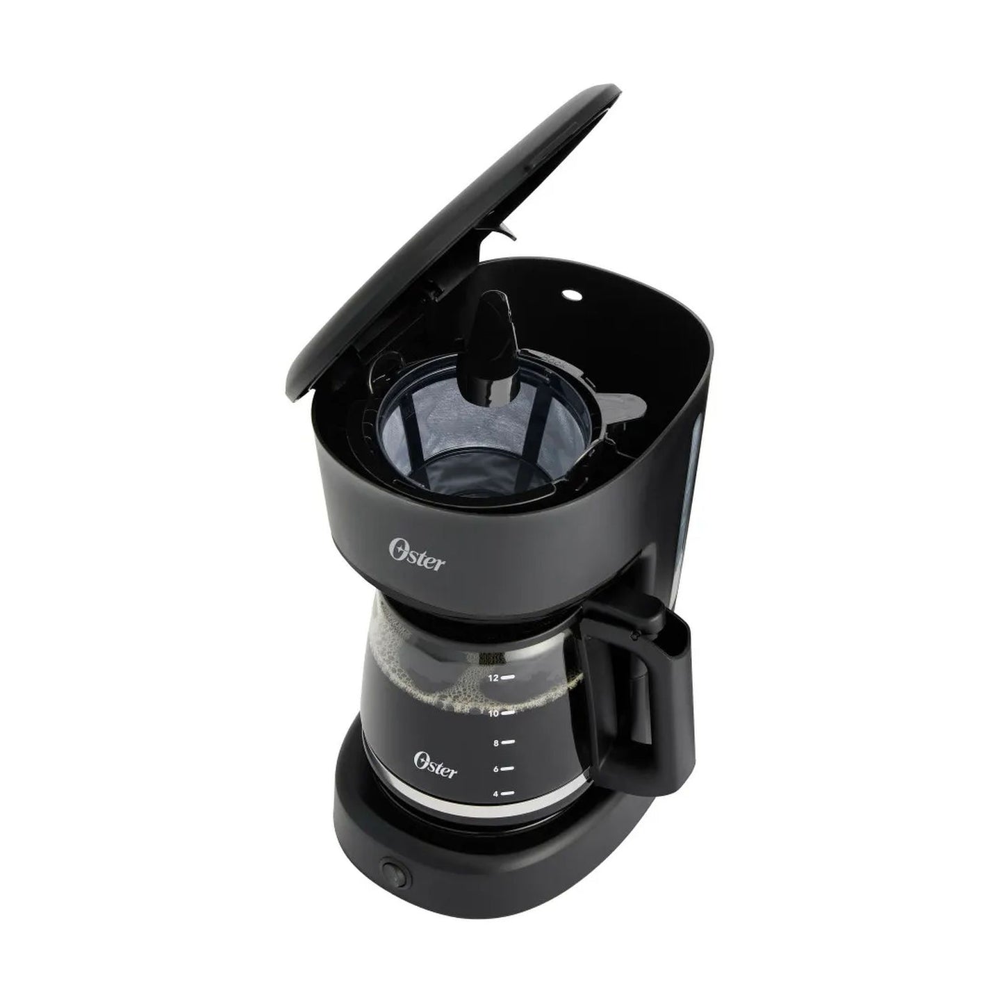 Cafetera Oster 12 Tazas con Filtro Permanente Negro BVSTDCS121B