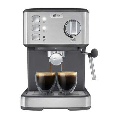 Cafetera para Espresso Oster 1.5 Litros Gris BVSTEM5502