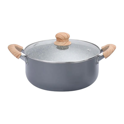 Batería de Cocina Hudson 5 Piezas Antiadherente Granito GRA01