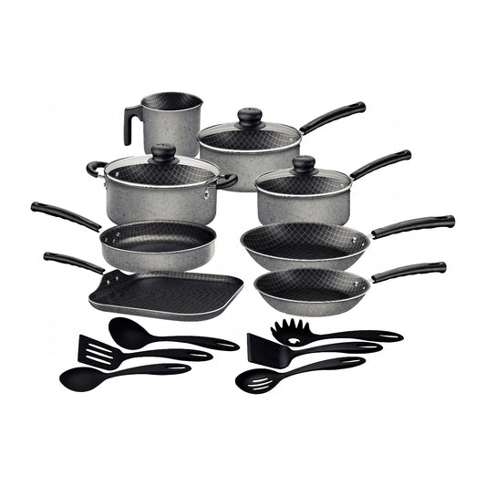 Batería de Cocina Tramontina Fortaleza 17 Piezas Gris 27899-361