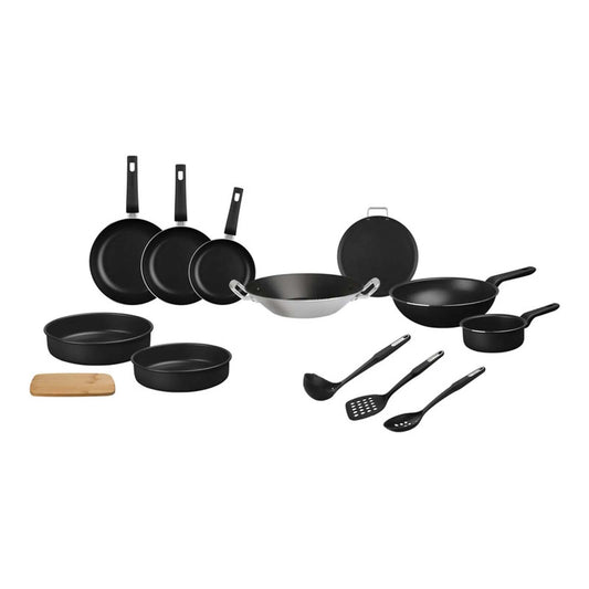 Batería de Cocina Vasconia 13 Piezas Negra 4042832