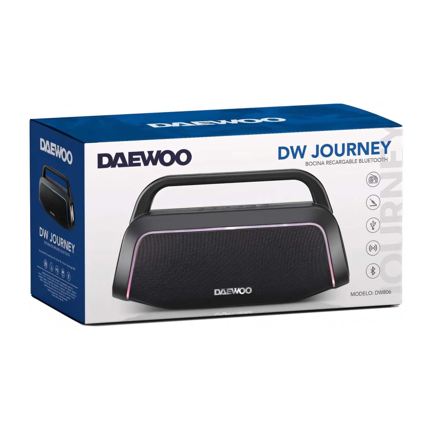 Bocina Bluetooth Recargable Daewoo  DW-806