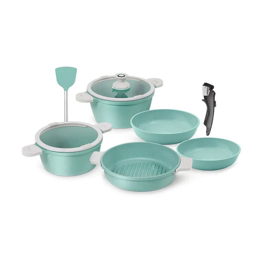Batería de Cocina Jade Pop Edge 10 Piezas Verde C0555-00