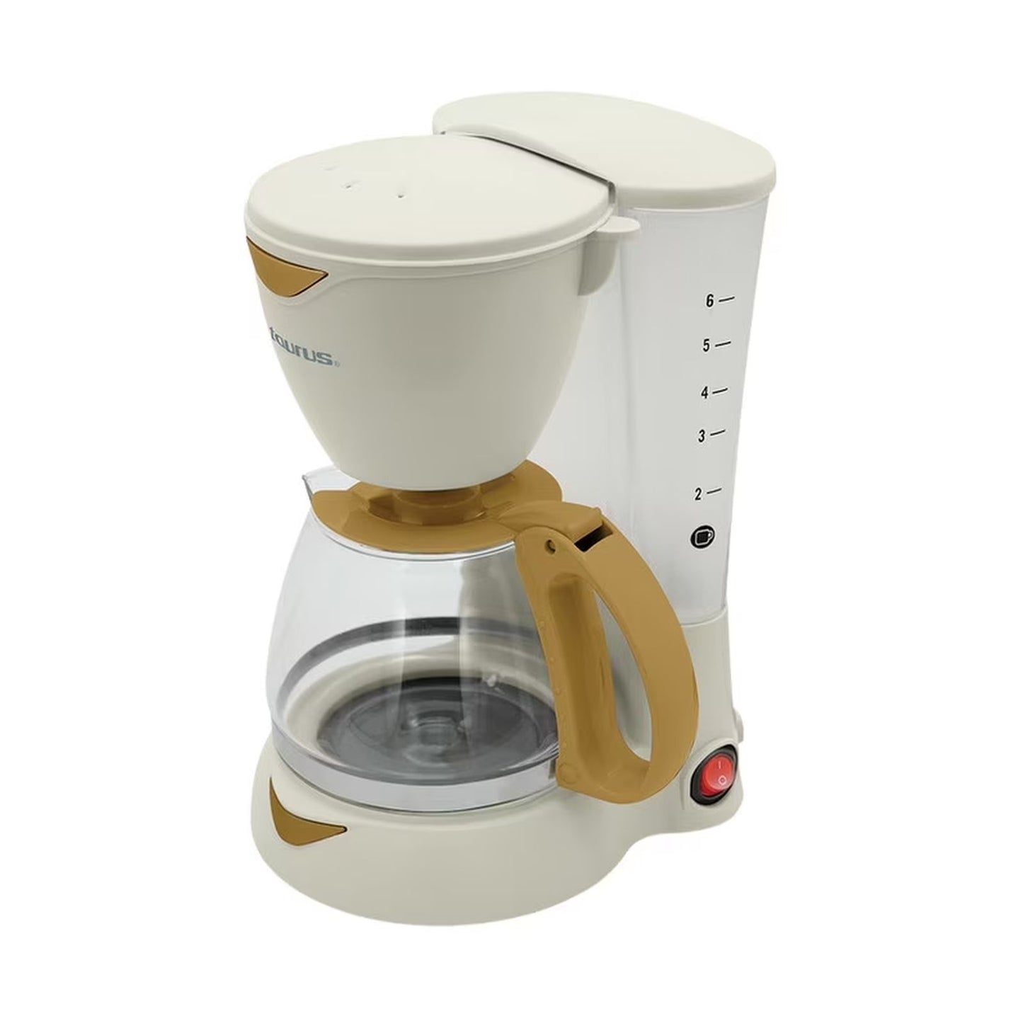 Cafetera Taurus 6 Tazas Blanca C6T-POP