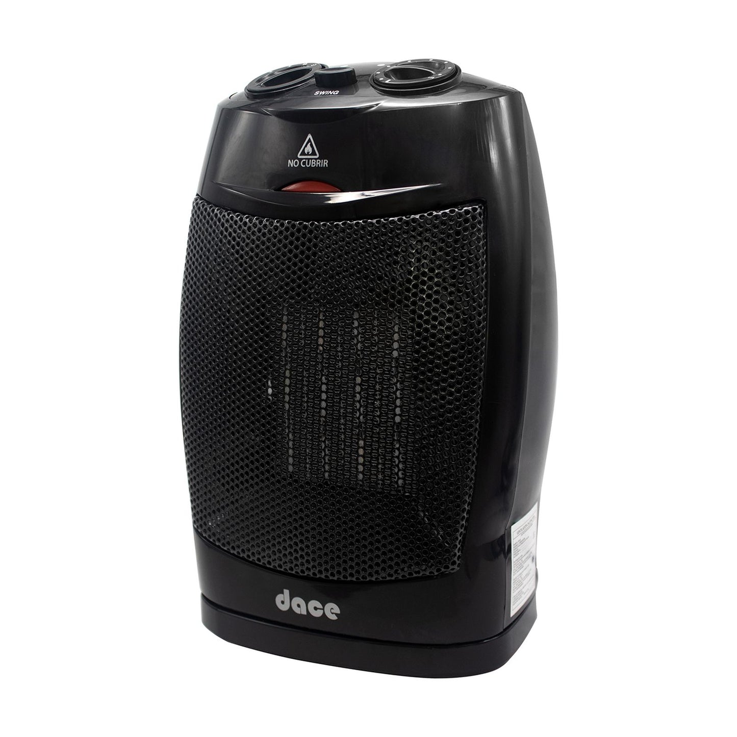 Calefactor Cerámico Portátil Dace 2 en 1 Negro CAEMCMO3