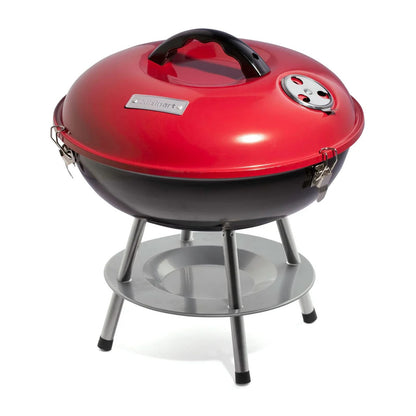 Asador Portátil de Carbón 14 Pulgadas Rojo CCG-190RBES