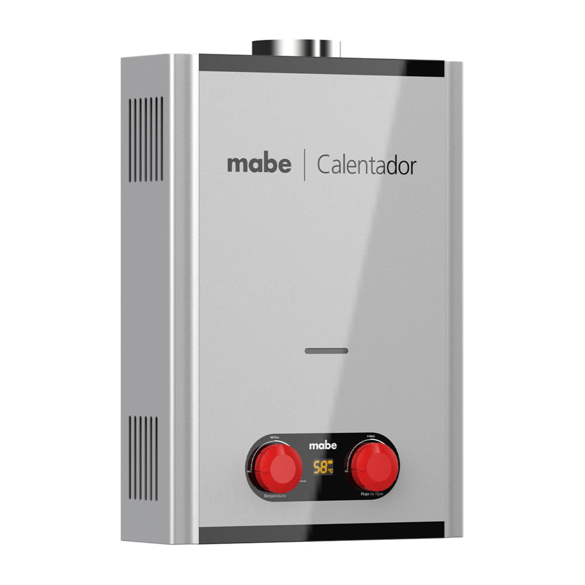 Calentador de Agua Instantáneo Mabe 1 Servicio Gas Natural 6 Litros Gris CIM062SNA