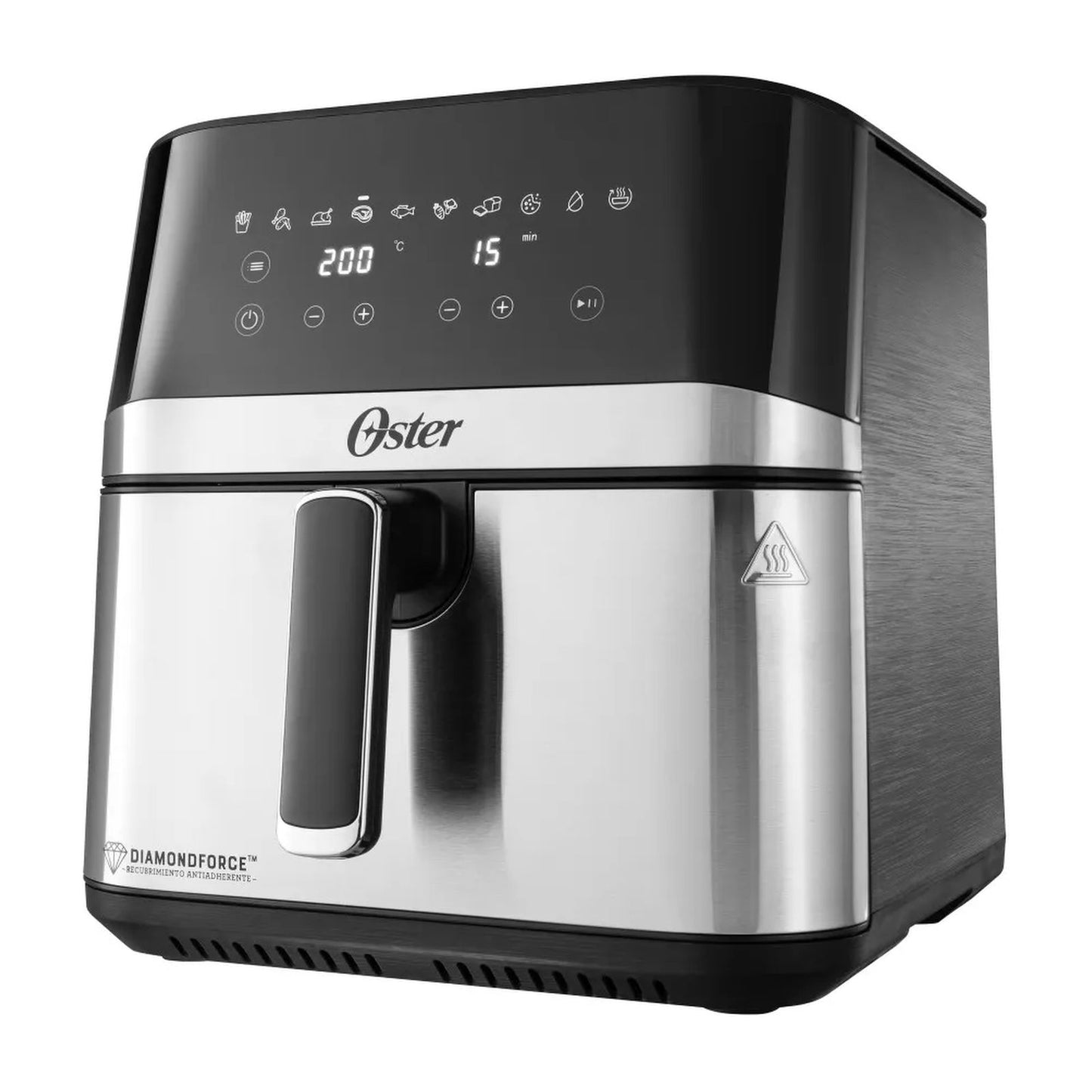 Freidora de Aire Digital Oster DiamondForce 7.5 Litros Gris CKSTAF75DSSD