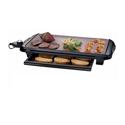 Plancha Eléctrica para Asar Oster Bioceramic Negra CKSTGRFM18W