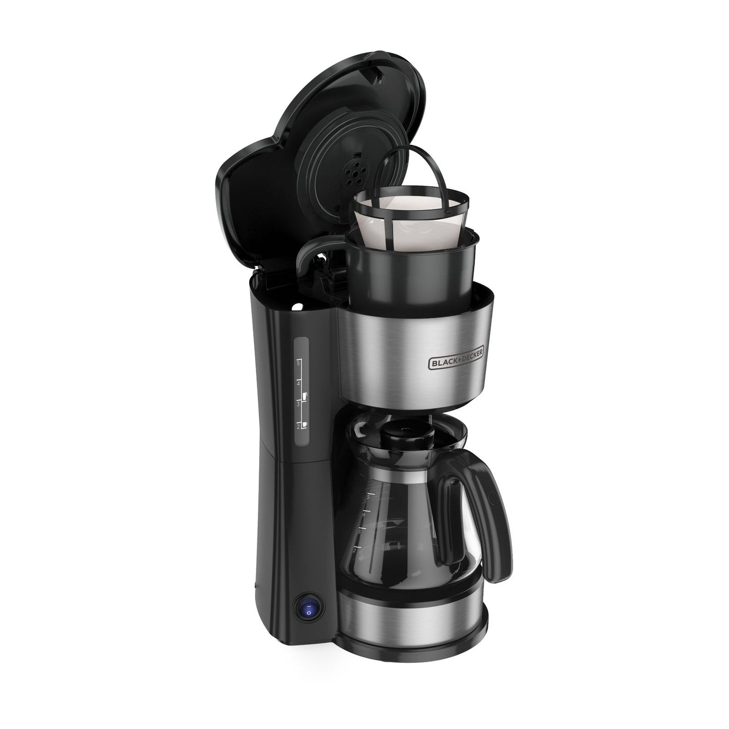 Cafetera Black+Decker 5 Tazas Negra CM0755S-MX
