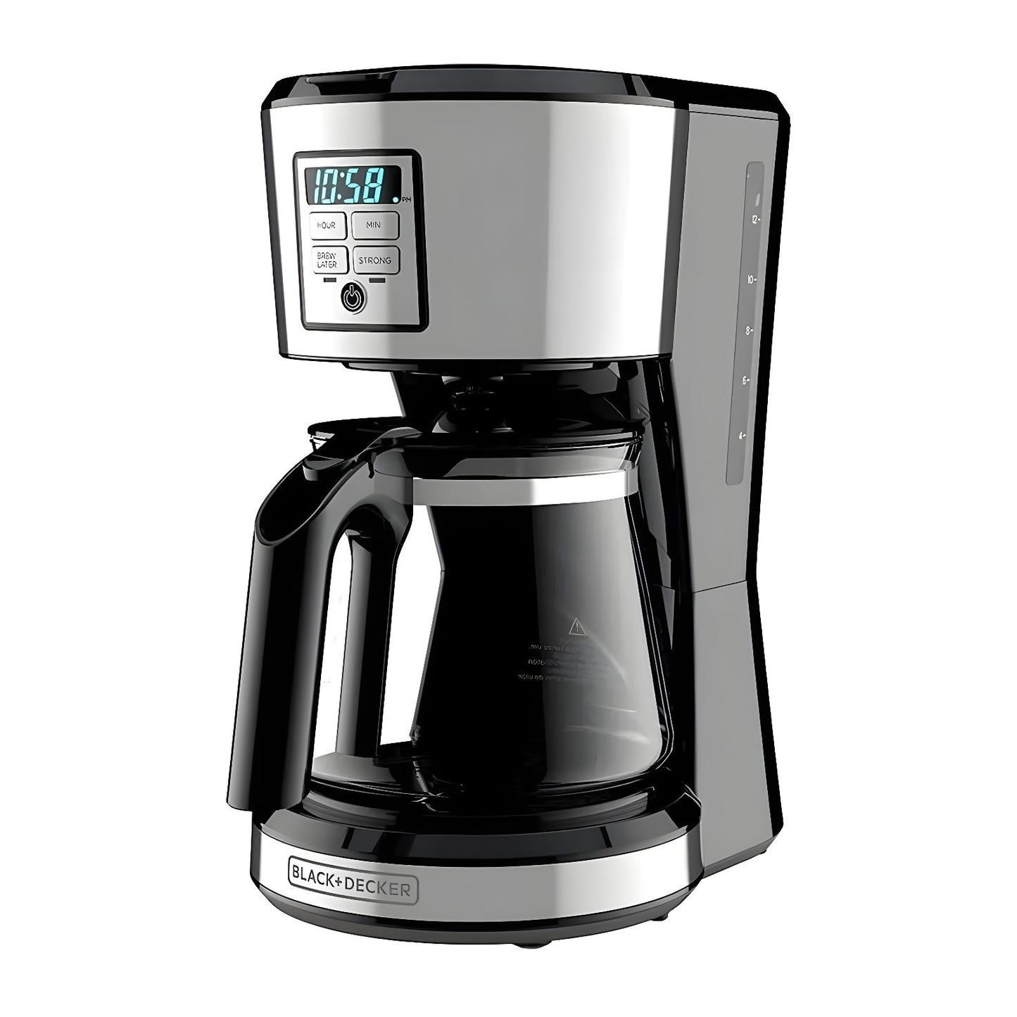 Cafetera Programable Black+Decker 12 Tazas Negra CM1231S-LA