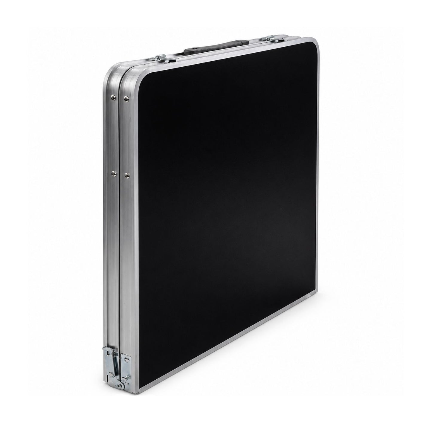 Mesa Plegable Cuory con 4 Bancos Negra CUOSH23NB4