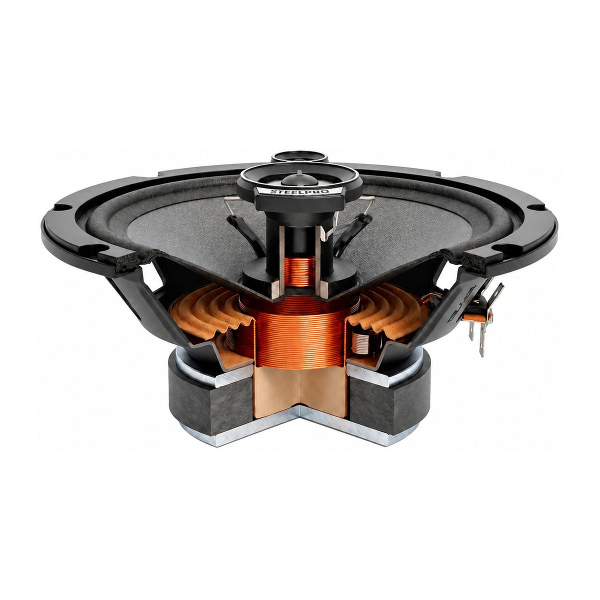 Bocinas para Auto Steelpro 6.5 Pulgadas 3 Vías CX-6563