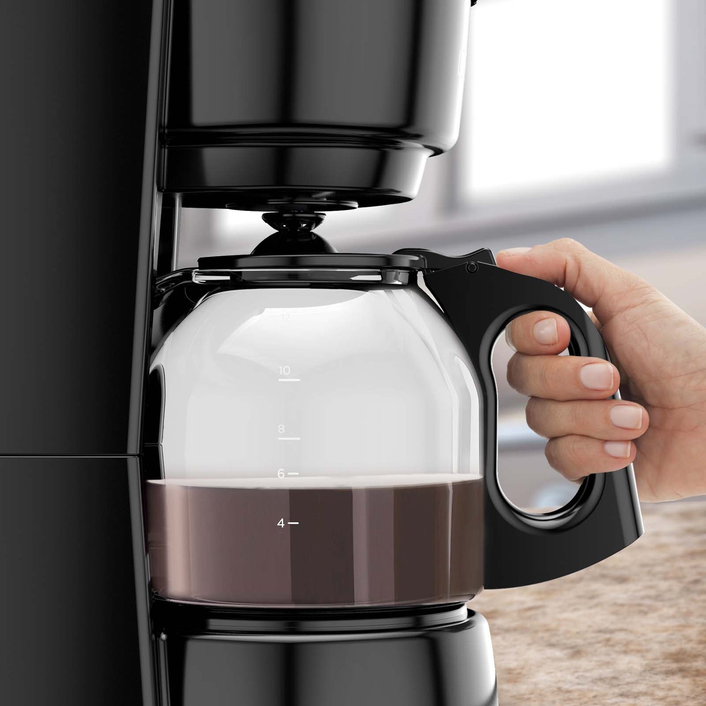 Cafetera Black+Decker para 12 Tazas CM0915BK-LA