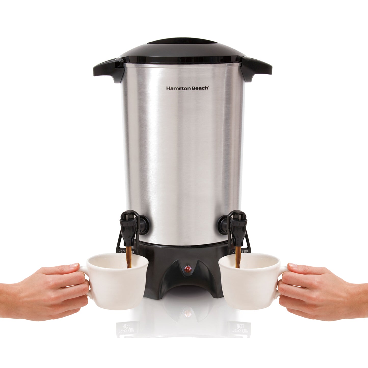 Cafetera de Gran Capacidad Hamilton Beach 45 Tazas Doble Llave 40518