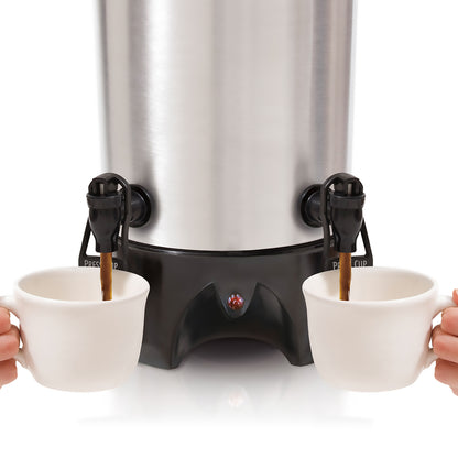 Cafetera de Gran Capacidad Hamilton Beach 45 Tazas Doble Llave 40518